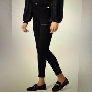 Joie Straight Leg Ankle Black Pants Size 25